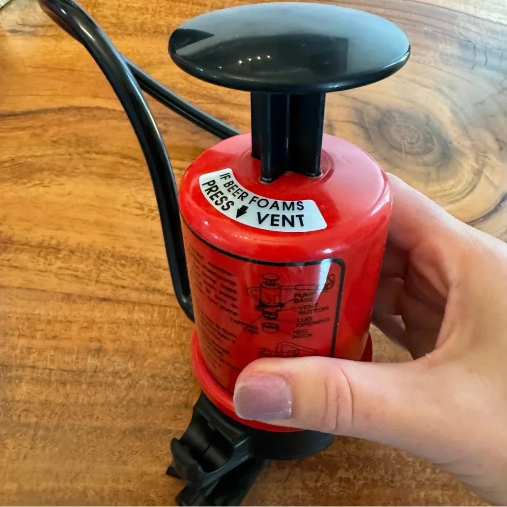 Keg Pump Red